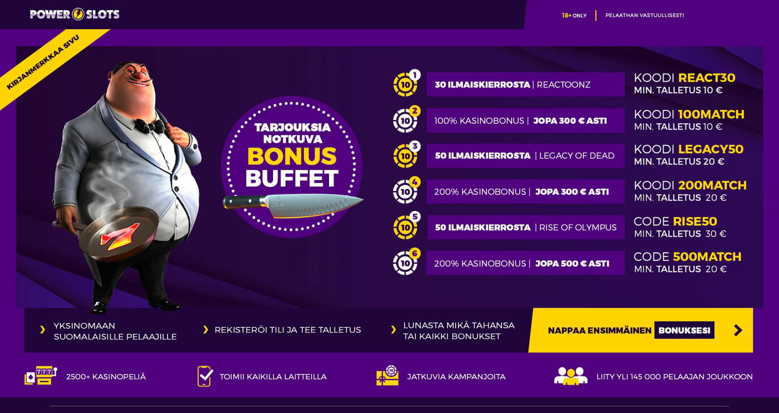 Casino | NP | Bonus Buffet | FI