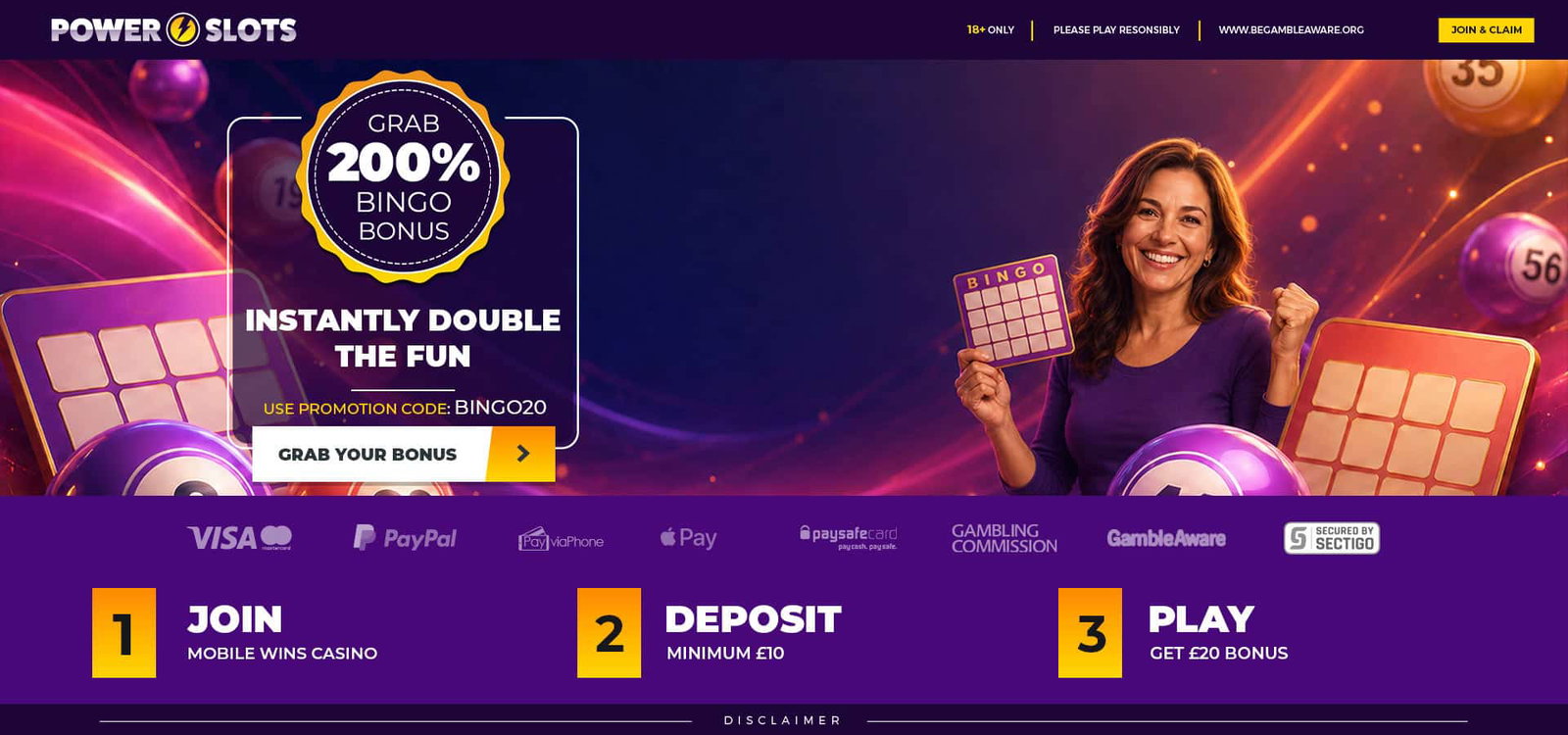 Bingo | UK | 20 Bonus